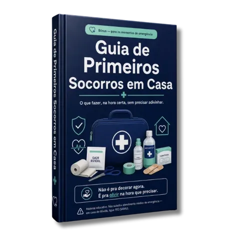 Capa do bônus Guia Primeiros Socorros em Casa
