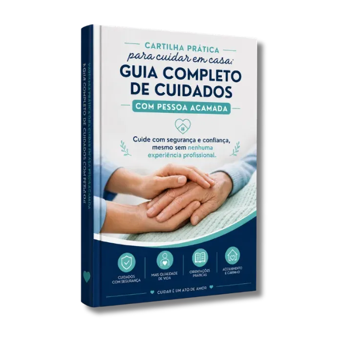 Capa do Guia Completo de Cuidados com Pessoa Acamada em PDF